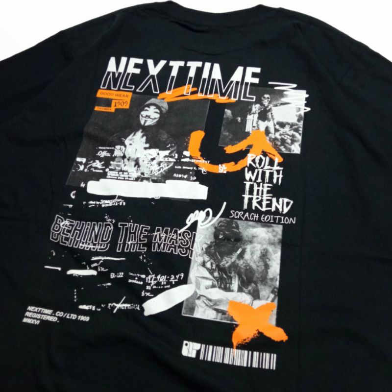 TSHIRT DISTRO ORIGINAL SEVENKEY x NEXTTIME TSHIRT STREETWEAR KAOS DISTRO PRIA KAOS PRIA