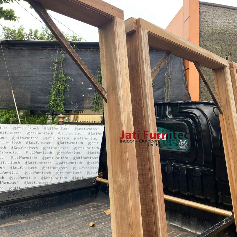 Kusen Pintu Kayu Jati Perhutani - Berbagai Ukuran - HANYA KUSEN