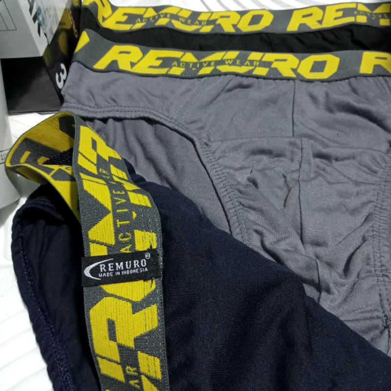 Cd Brief Sempak isi 3 Celana Dalam Pria Remuro Dewasa Sport