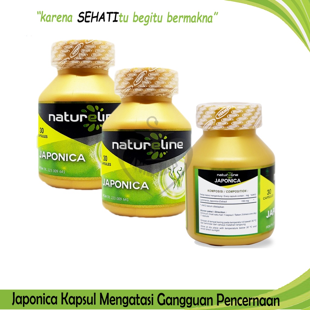 Japonica Kapsul Mengatasi Suplemen Kesehatan Pencernaan Japonika Natureline