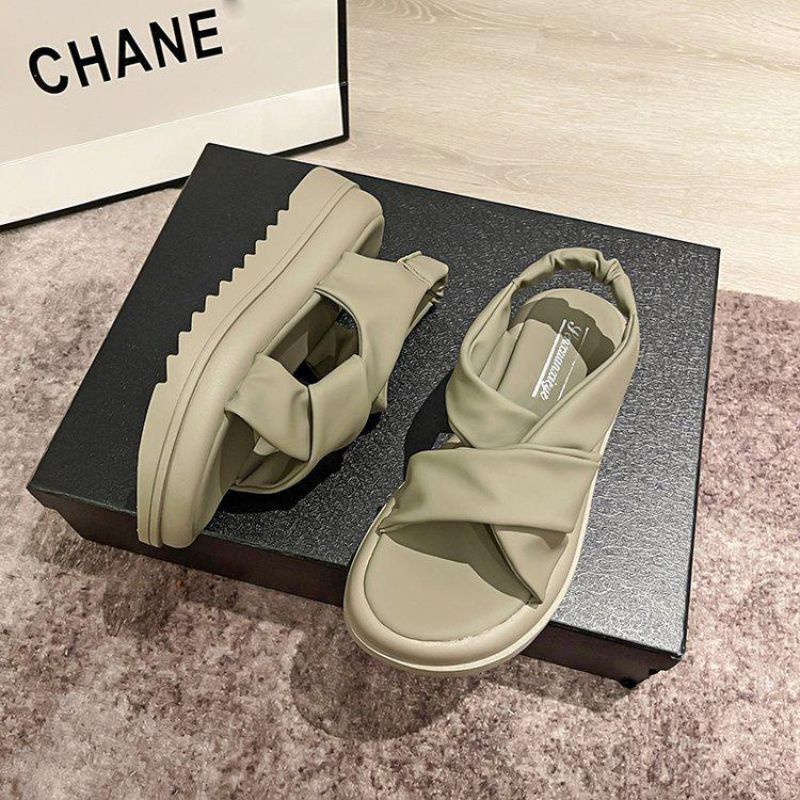 22160 Sandal Slip On Wanita Import Xnot Tali Belakang