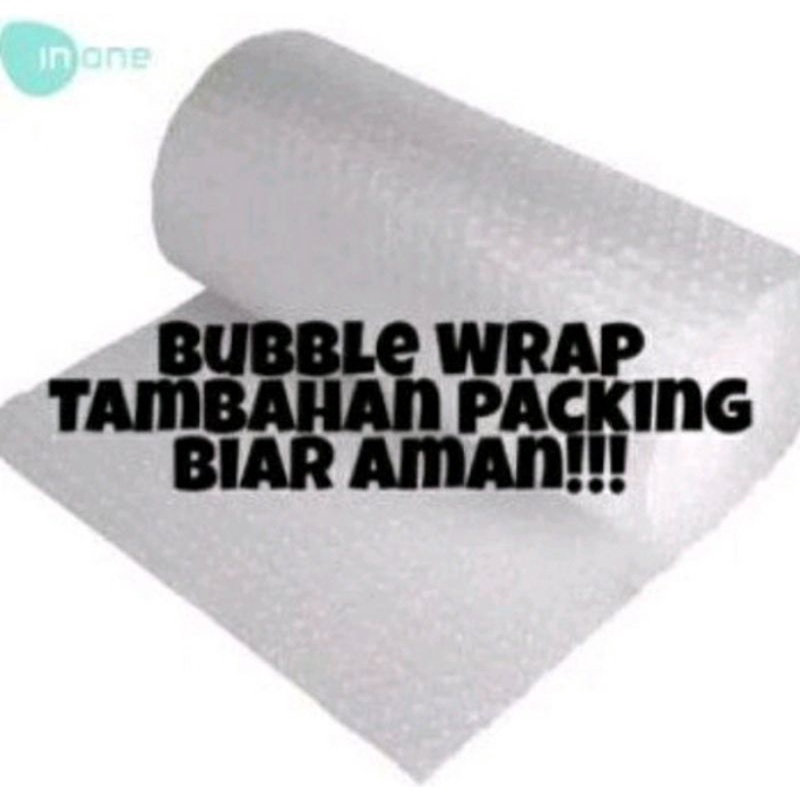 

BUBBLE WRAP / BUBBLE PACK TAMBAHAN UNTUK PACKING AGAR LEBIH AMAN