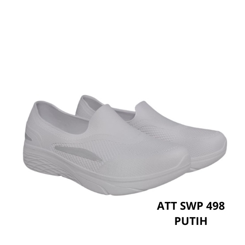 Sepatu Karet Wanita - Sepatu Slip On Karet Wanita ATT SWP 498 Putih - Anti Air &amp; Anti Slip