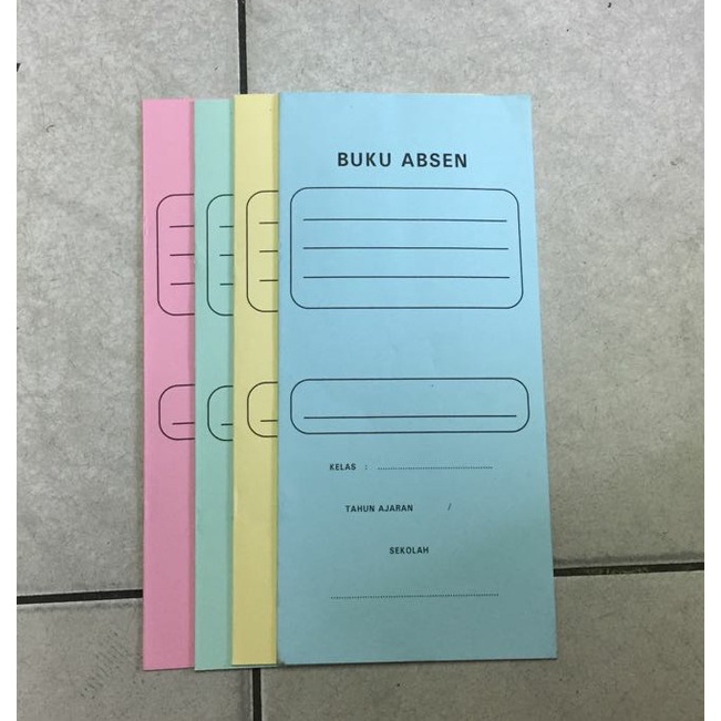 Absensi Buku Absen/ Buku Absensi Sekolah