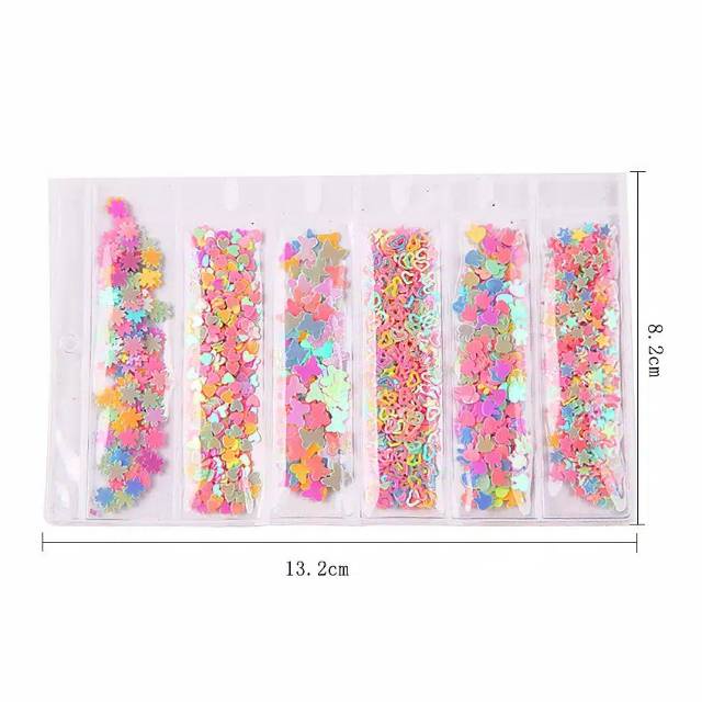 Manik aksesoris Nail Art pink lucu