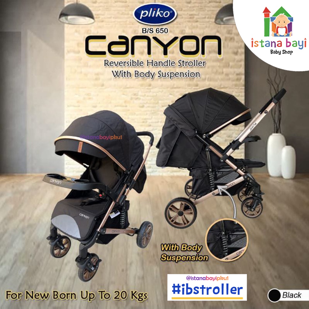 Pliko Baby Stroller Canyon B/S650 - Kereta Dorong Bayi/ Stroller Bayi