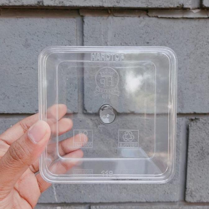 toples kotak bening 250 gr / toples kue kering / dessert box