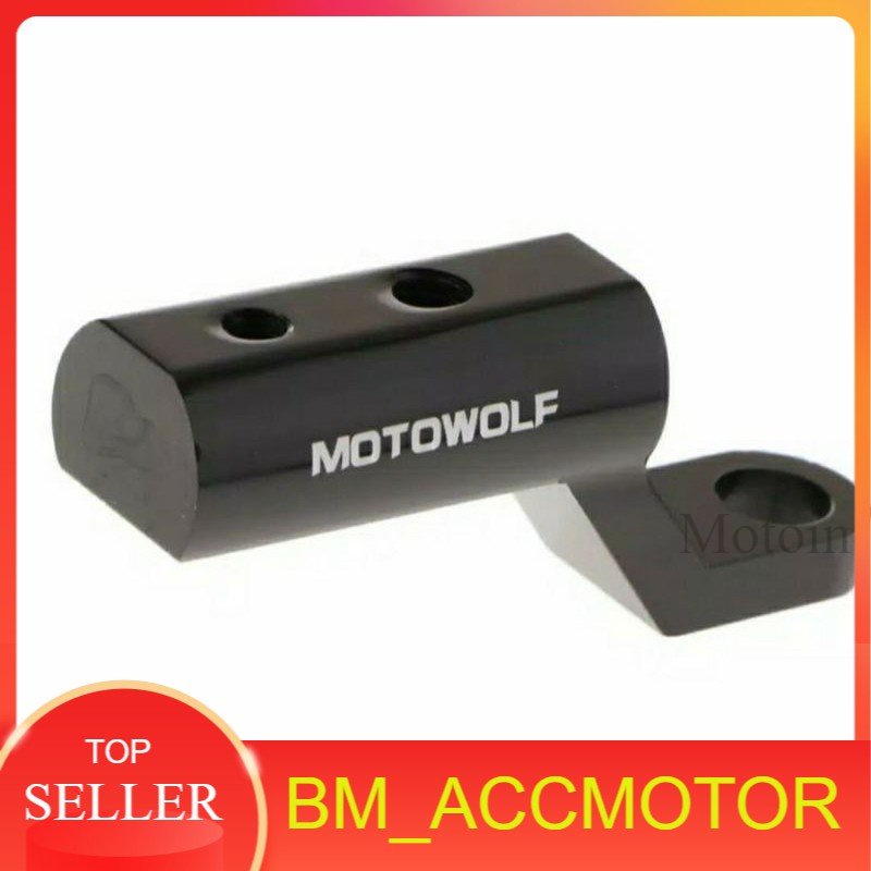 MOTOWOLF Bracket Breket Lampu Tembak Sorot Motor Xmax Nmax Aerox PCX Vario Xride Beat Street