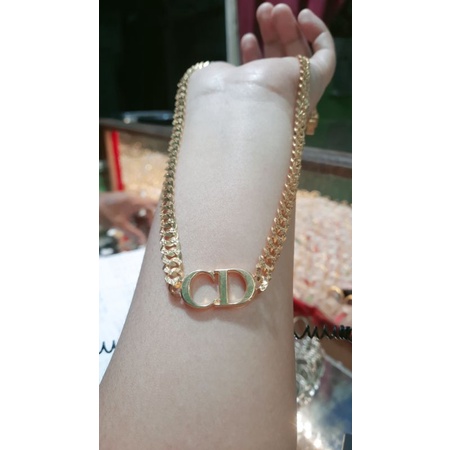 kalung CD emas 8k asli