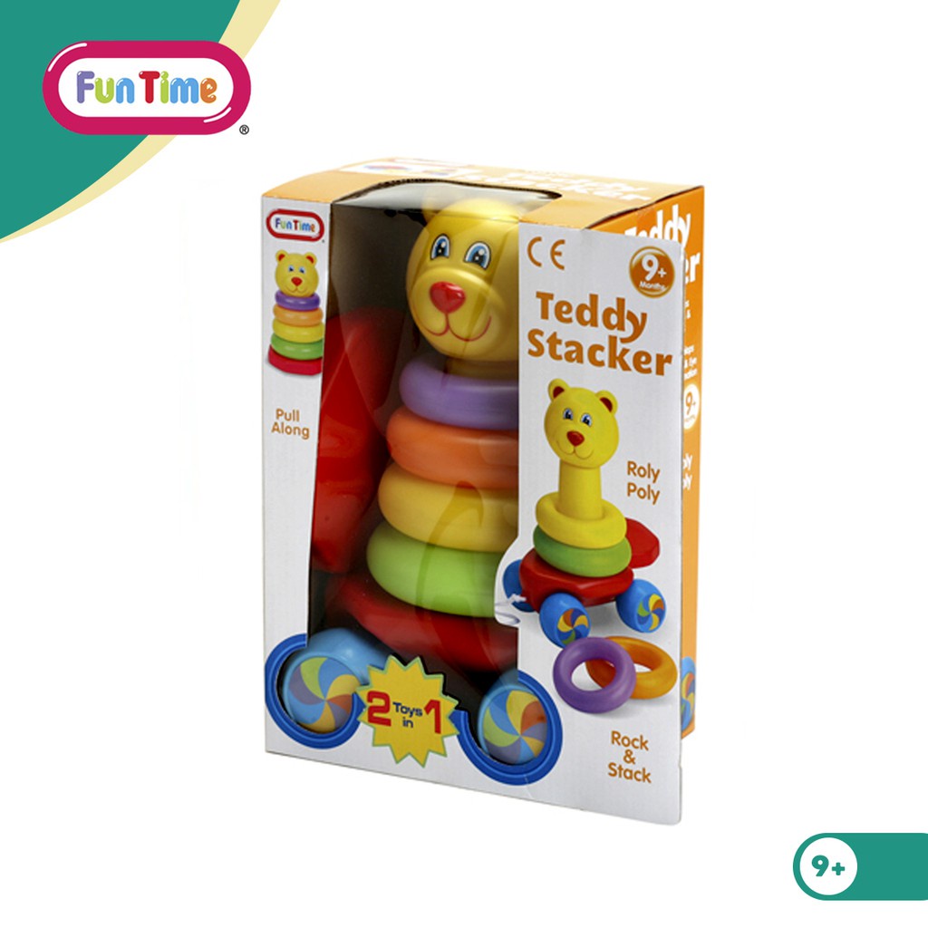 FUNTIME TOYS FULL ALONG STACKING TEDDY ROLY POLY / 5005