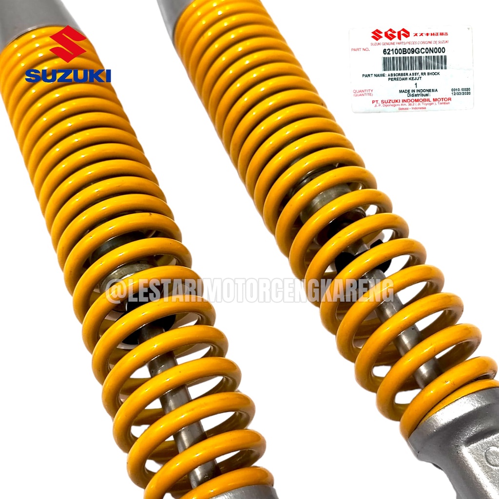 SHOCK BREAKER BELAKANG SMASH CW 62100B09GC0N000 2PC KUNING ASLI SGP