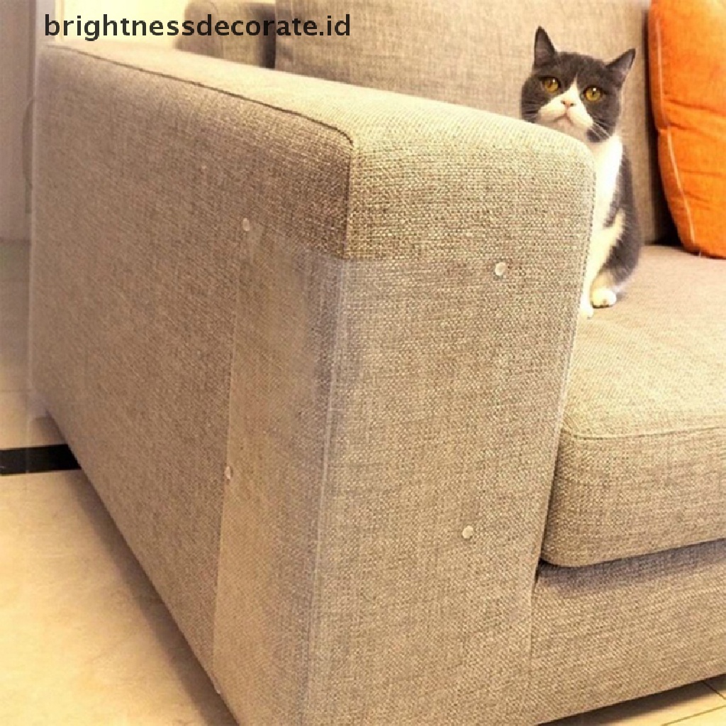 [Birth] 2pc Couch Cat Scratch Guards Mat Protector Sofa Untuk Kucing Scratcher Paw Pads [ID]