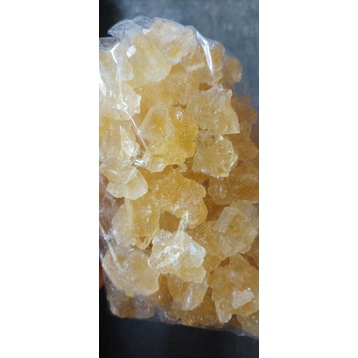

Gula Batu Kristal Kuning Pecahan Sedang Kemasan 1 kg