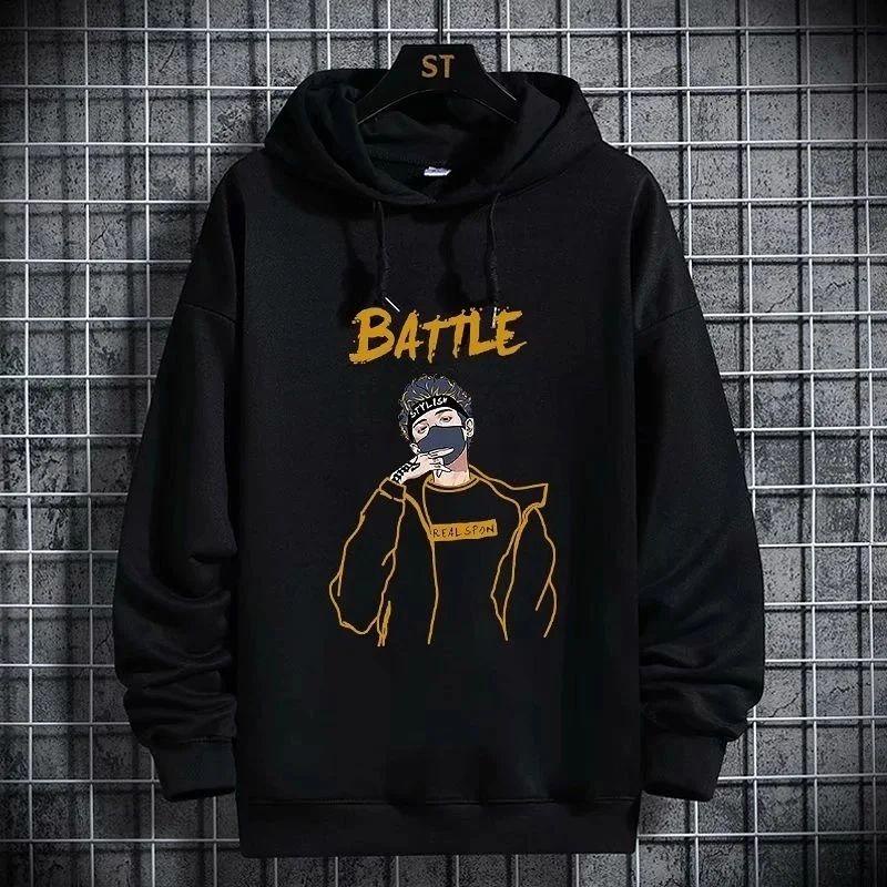 Hoodie Sweater BATTLE bisa untuk jaket pria/wanita