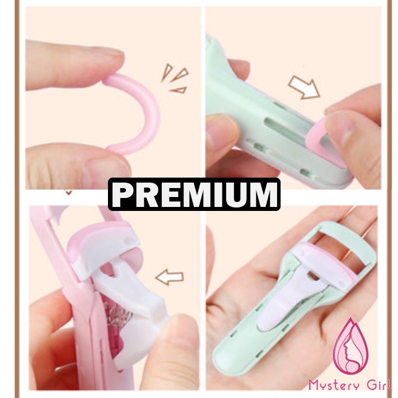 Mysterygirl - Pencepit Bulu Mata / Penjepit Bulu Mata / Eyelash Curler / Pelentik Bulu Mata Jepitan Bulu Mata Tahan Lama Portable Eyelash Curler