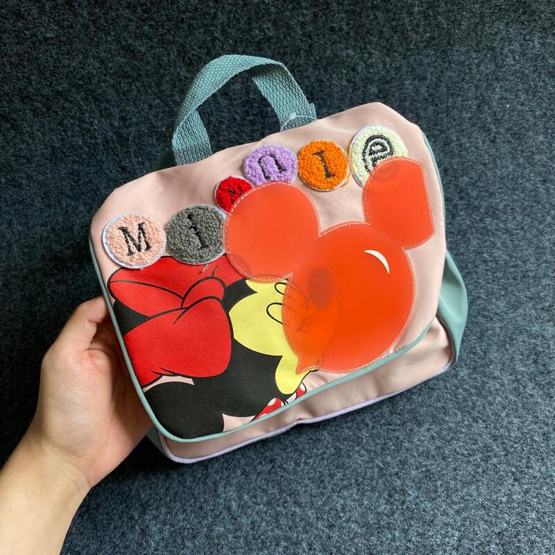 33163 Backpack Kids Minnie Import Bubble Gum