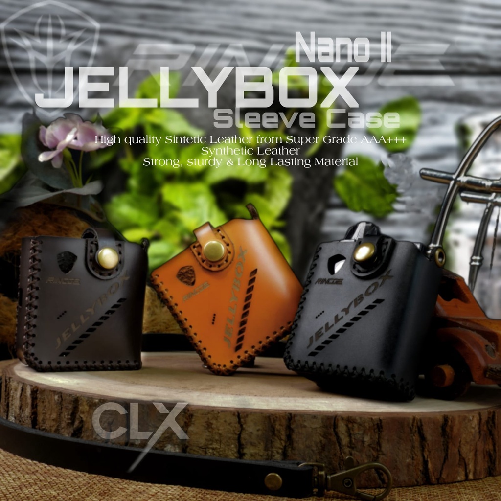 (Free Lanyard)  Premium Sleeve Case Jellyybox_Naanoo 2 / Leather Casing Jellybox-nano 2 casing