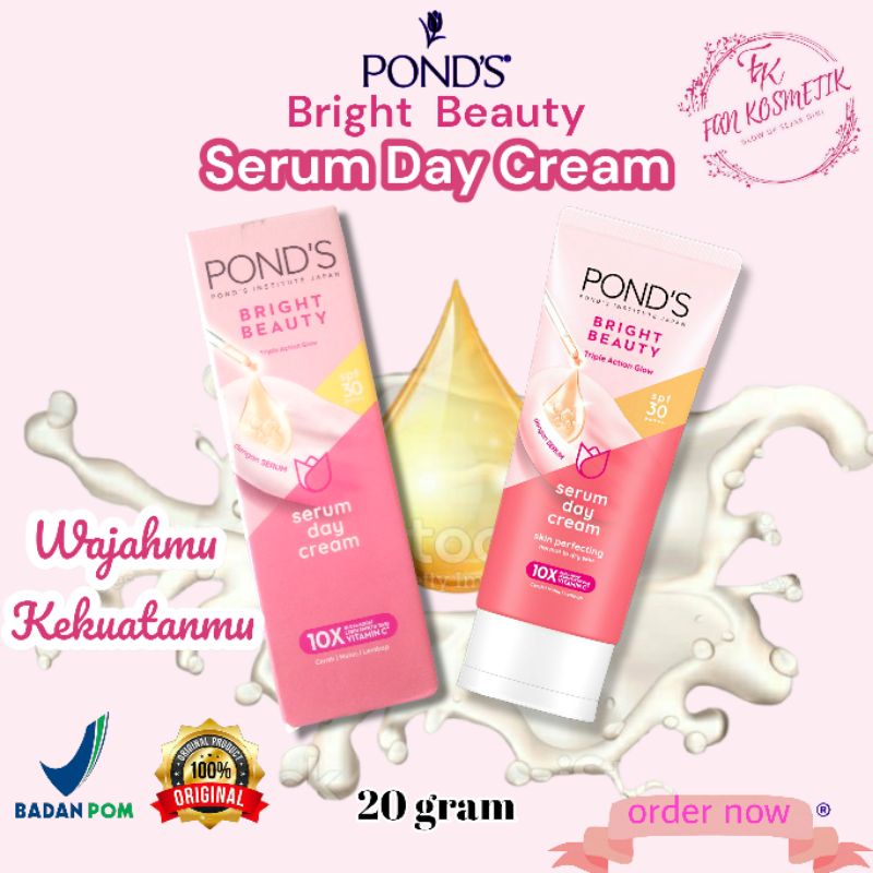 PONDS Bright Beauty Serum Day Cream 20gr/ Cream Ponds