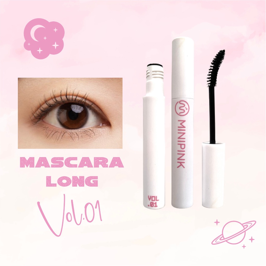 MINIPINK Maskara Day &amp; Night Waterproof Longlasting Mascara MP007