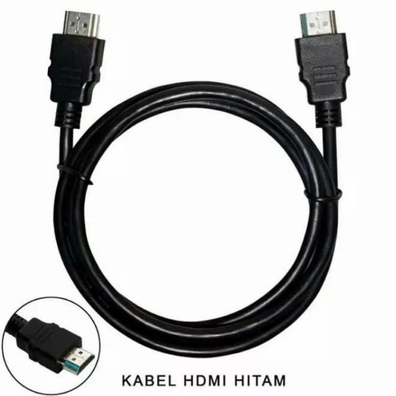 KABEL HDMI TO HDMI MALE TO MALE PANJANG 1,5 METER + PACK PLASTIK