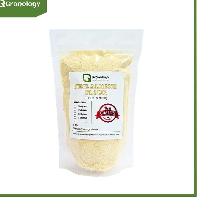

Terlaku. ｀ Almond Flour / Tepung Almond / Almond Bubuk (250 gram) by Granology ☒