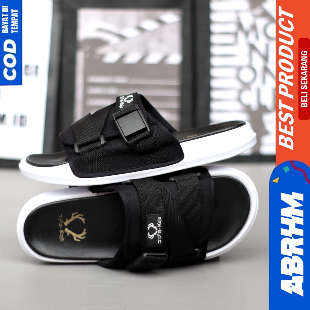 Sandal Slide Distro Sendal Selop Pria Original Abrhm ROBIN