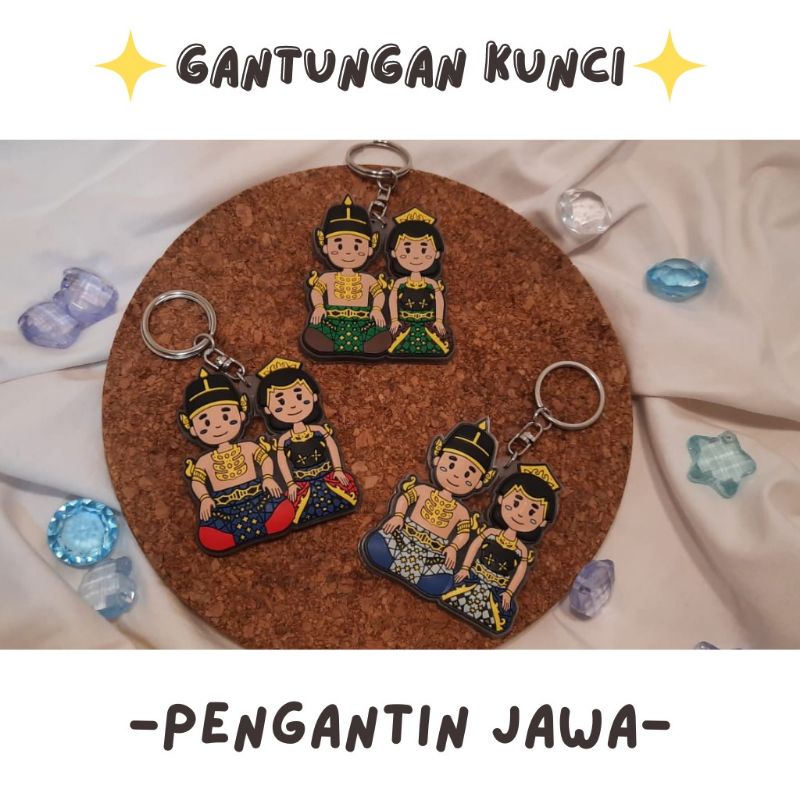 Gantungan kunci Pengantin Jawa KHAS JOGJA