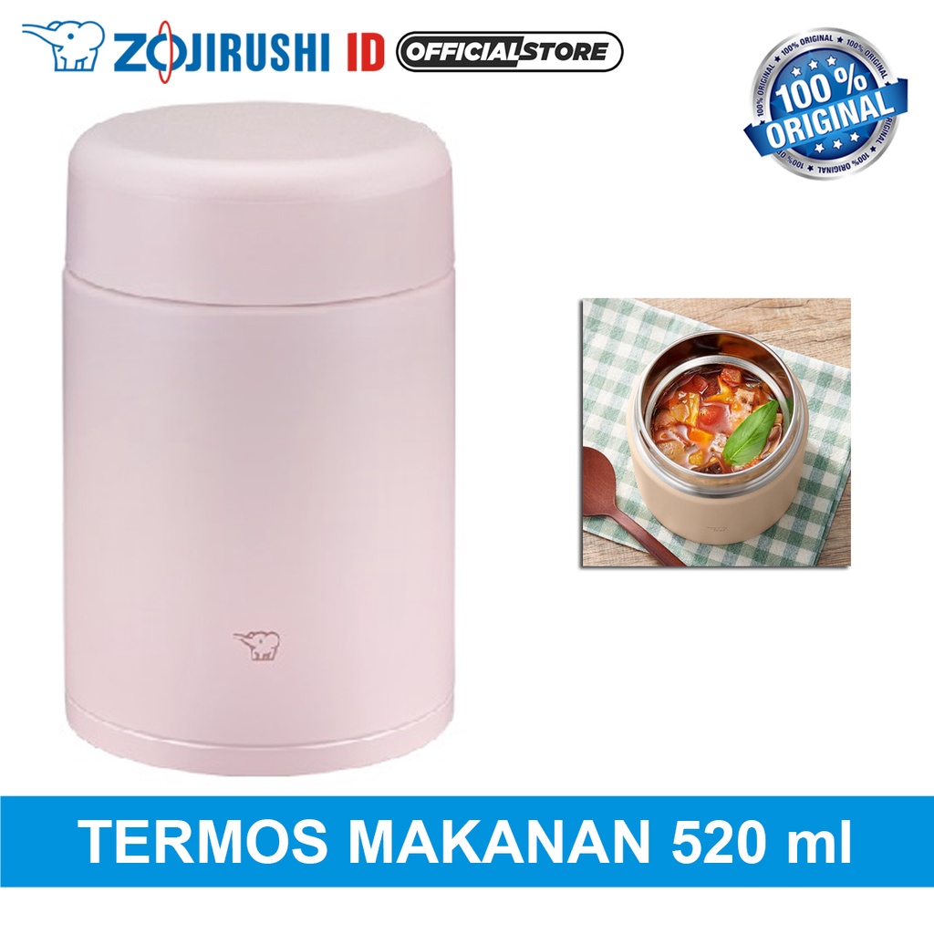 Zojirushi SW-KA52H PM Food Jar Termos Makanan - 520 mL [Vintage Rose]