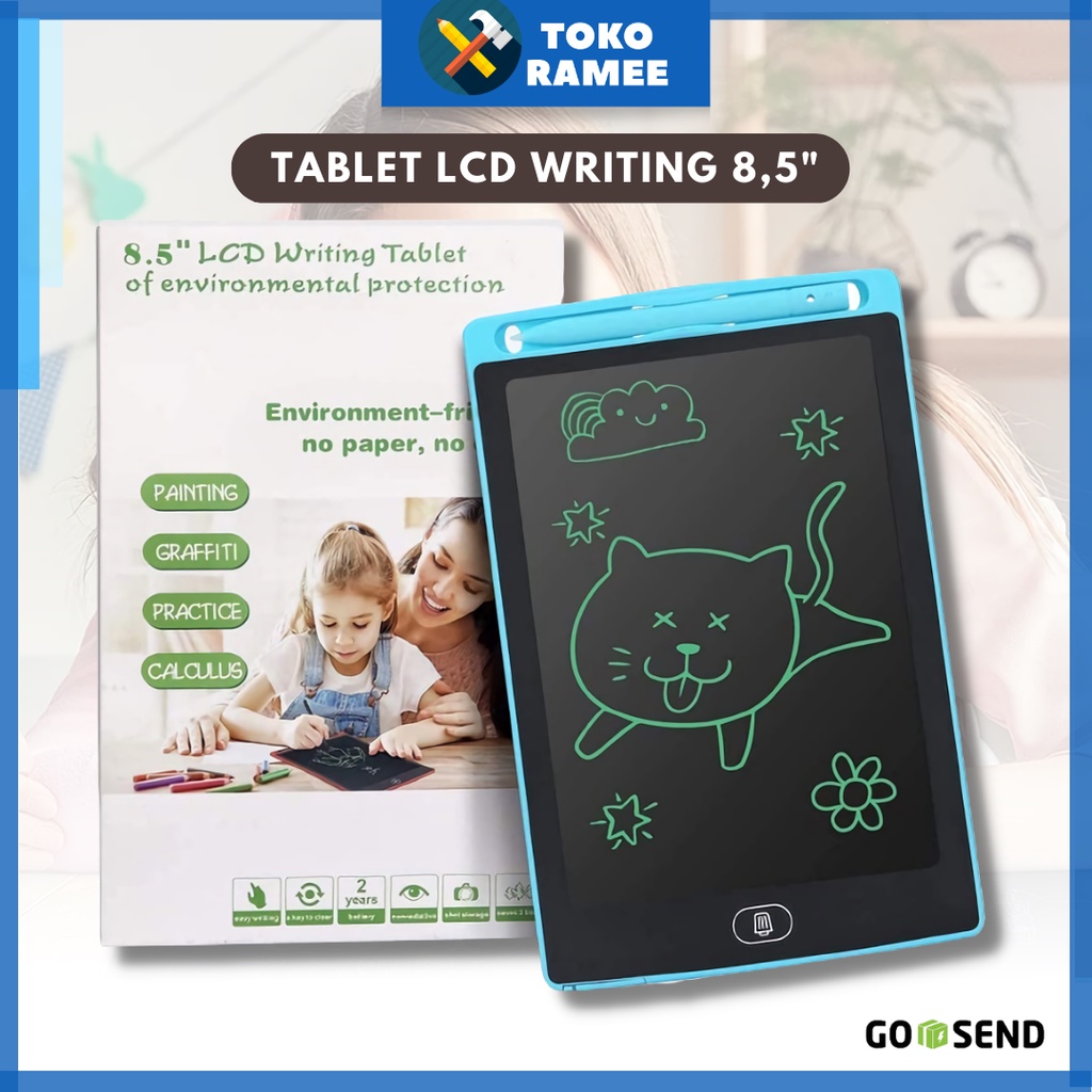 Tablet LCD Writing | LCD Drawing Writing Tablet 8.5" Inch Color Papan Tulis Anak Dewasa Board Terbar
