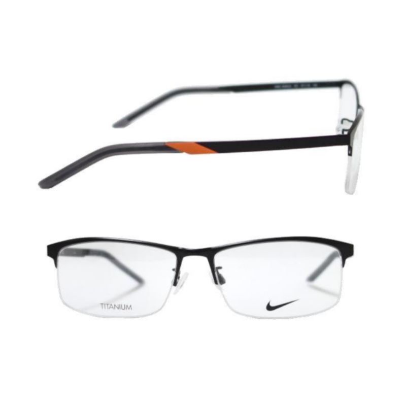 FRAME KACAMATA NIKE 6046LB 001 57-16-145 Titanium ORIGINAL