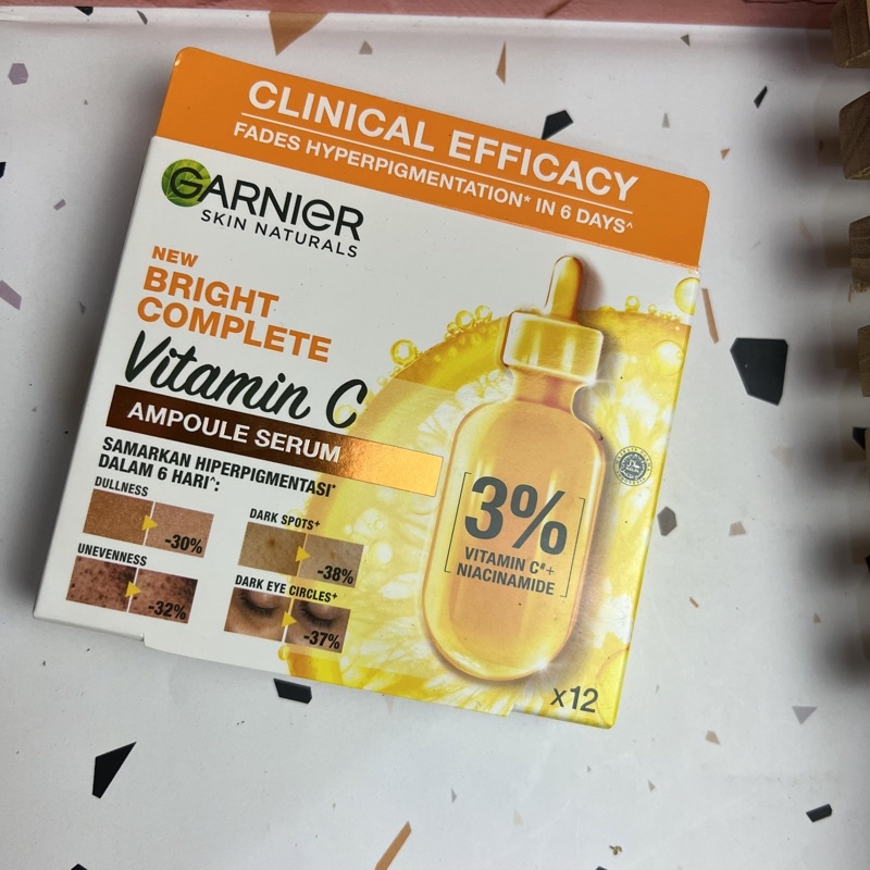 Garnier Bright Complete Hyperpigmentation Ampoule Serum - Monodose x 3