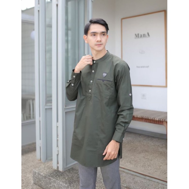 BAJU KOKO KEMKO IMFAIZ   09 MATERIAL POPLINE UKURAN M L dan XL
