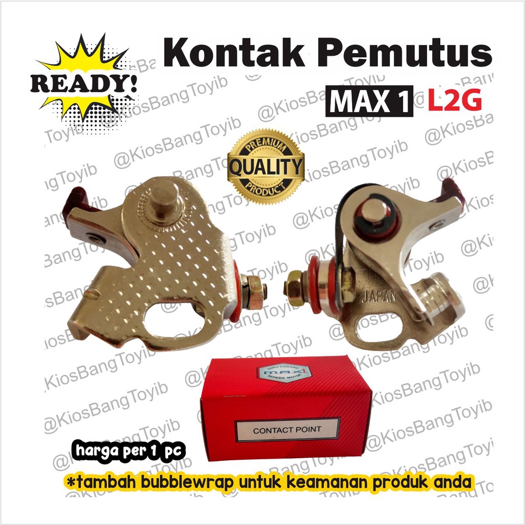 Platina L2G Breaker Point Kontak Pemutus L2G RX100 L2S L2 YB100 (MAX1)