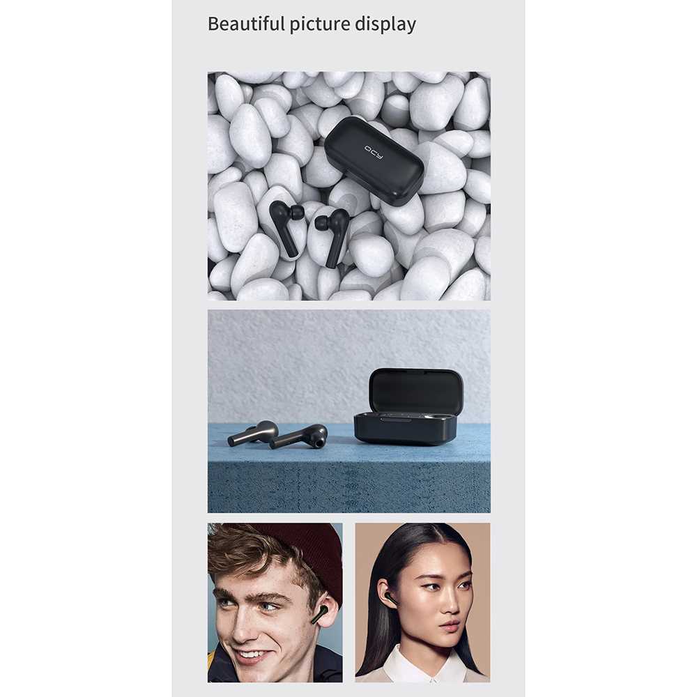 Bluetooth Earphone with Charging Case - QCY-T5