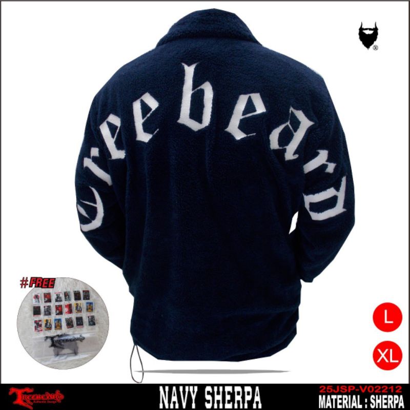 SHERPA JAKET BERBULU TREEBEARD REMAJA DEWASA JAKET HANGAT RESLETING