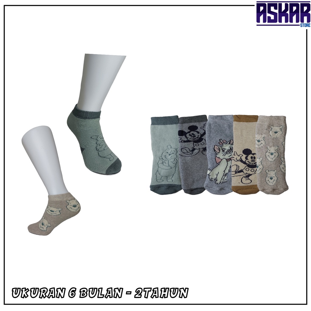 Kaos Kaki Bayi Anak yang Lembut dan Nyaman untuk Usia 1 - 2 Tahun