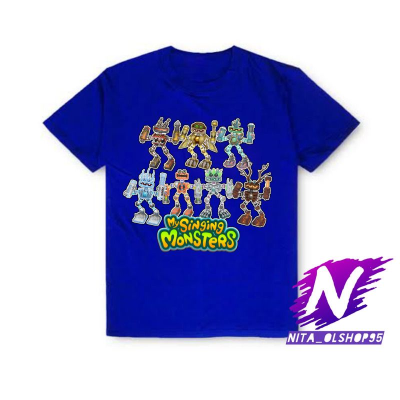 kaos anak baju anak mysinging monsters terbaru karakter