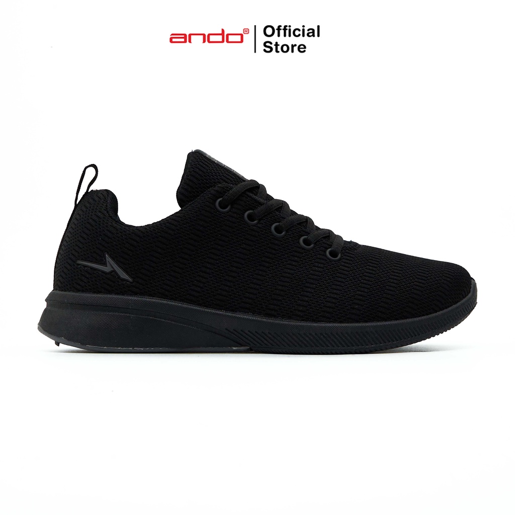 Ando Official Sepatu Sneakers Sip 31 Wanita Dewasa - Hitam/Hitam
