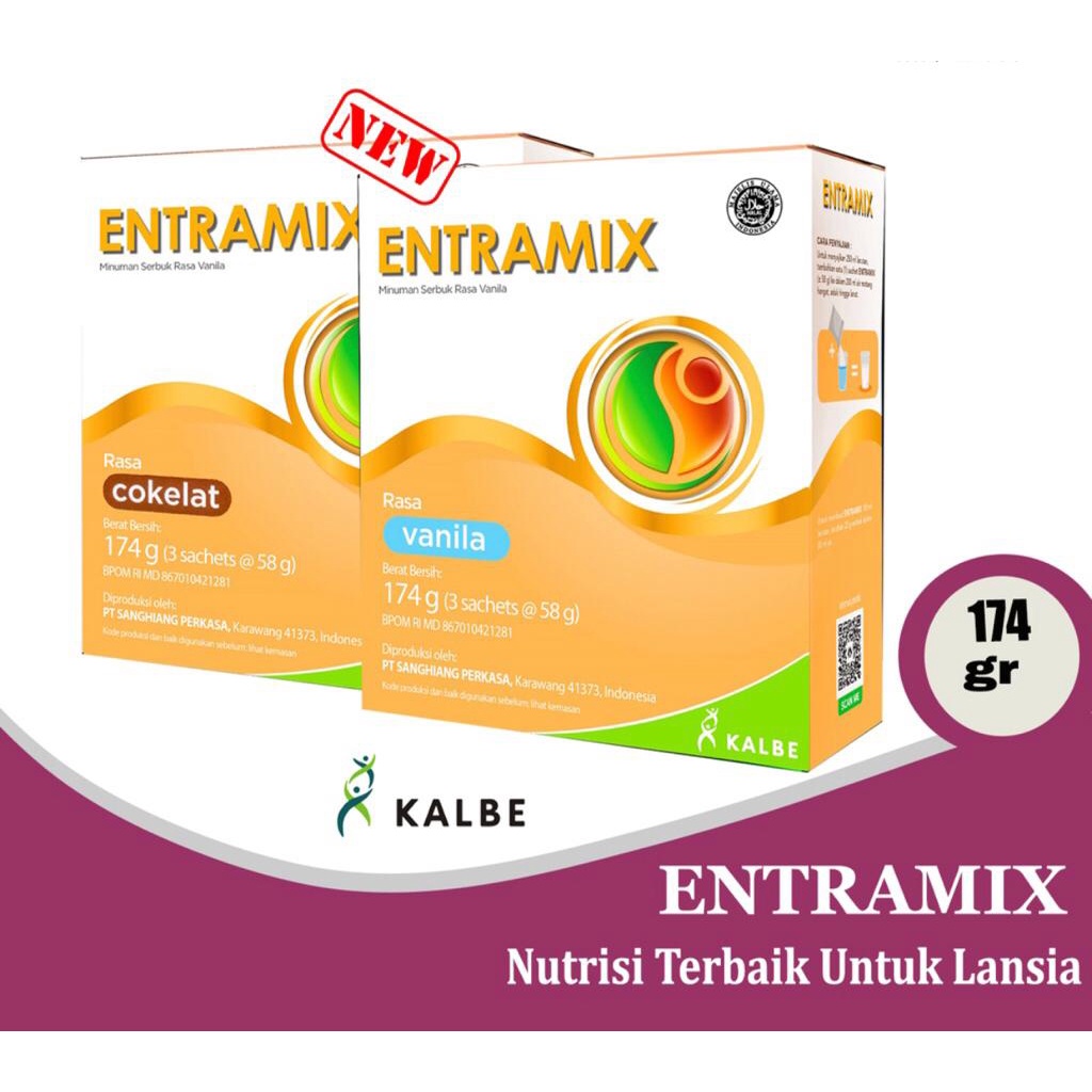 

ENTRAMIX - Nutrisi Khusus Lengkap untuk Dewasa & Lansia