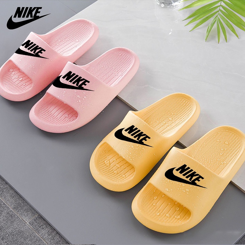 NIKE Sandal Wanita Sendal Slop Kekinian EVA Empuk Karet  Flip Flop Dewasa Selop Casual Wanita Santai Empuk Sandal Cewek Distro Terbaru Slip On Anti Slip