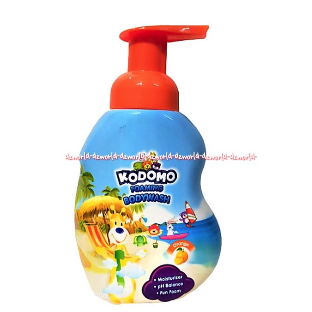 Kodomo Foaming Body Wash Pump 250ml Sabun Mandi Bayi Anak Busa Bodywash Lion Japan 250 ml Model Pumps Tube