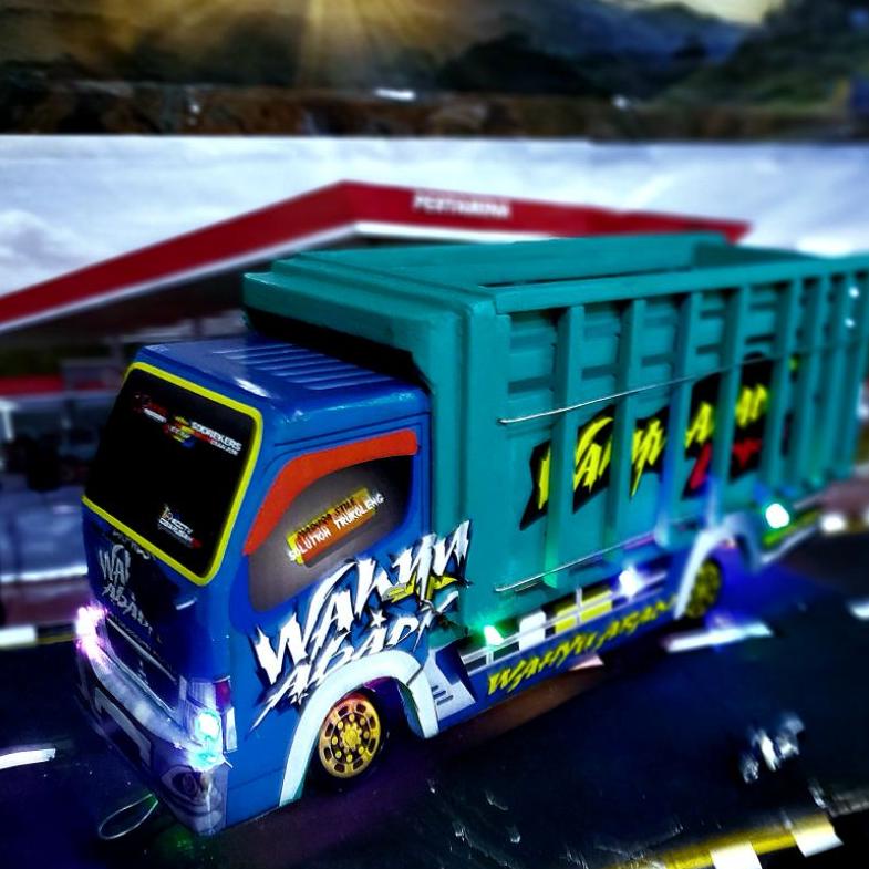 [GCL84] Truk Oleng Miniatur Kayu Besar 55cm Miniatur Truk Murah 60