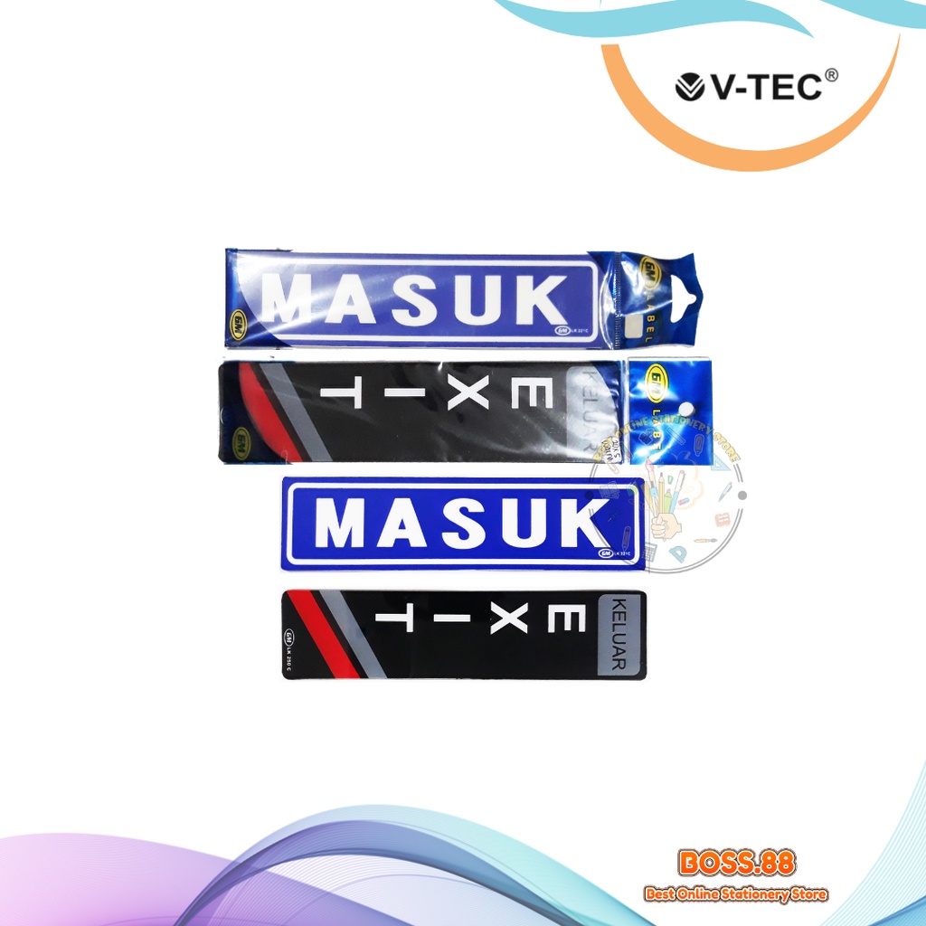 

ACRYLIC SIGN / LABEL ACRYLIC GM PANJANG WARNA (20 X 5)