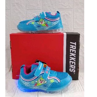 sepatu trekkers anak led