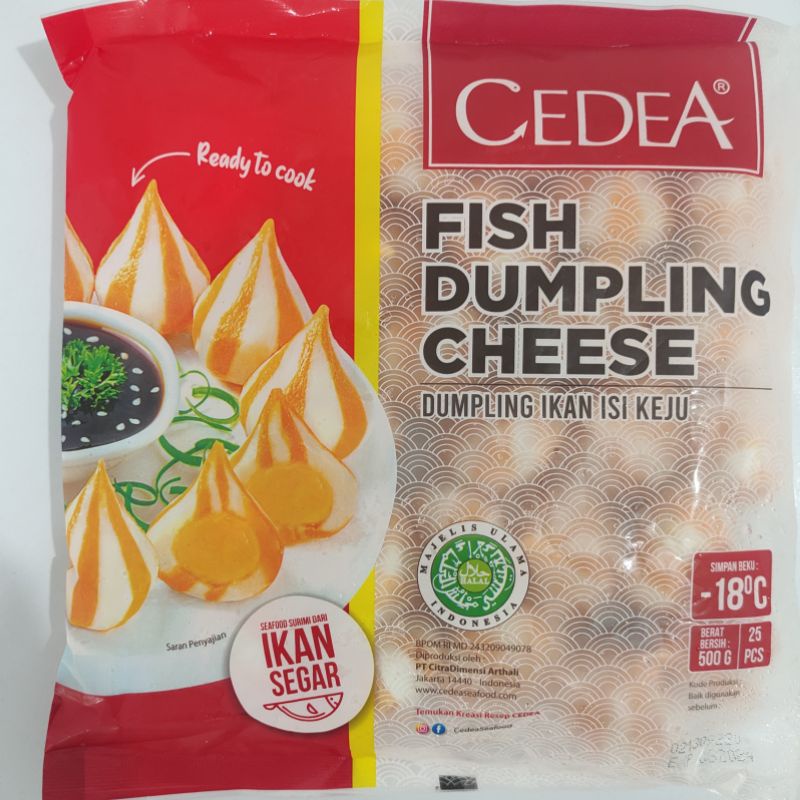 

CEDEA Dumpling Cheese Olahan Ikan Isi Keju 500gr