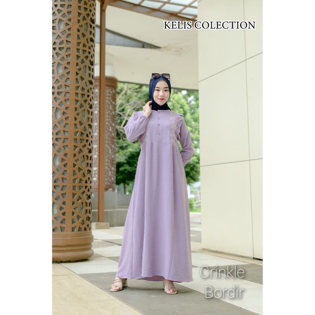 Motif Gamis Crinkle