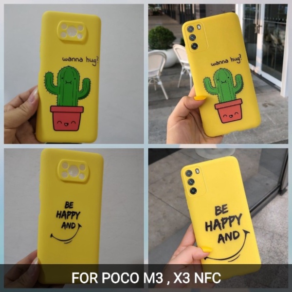 motif SILIKON CASE Promo m3 WARNA M3 katus Limited KUNING SOFTCASE poco POCO - MOTIF CASING