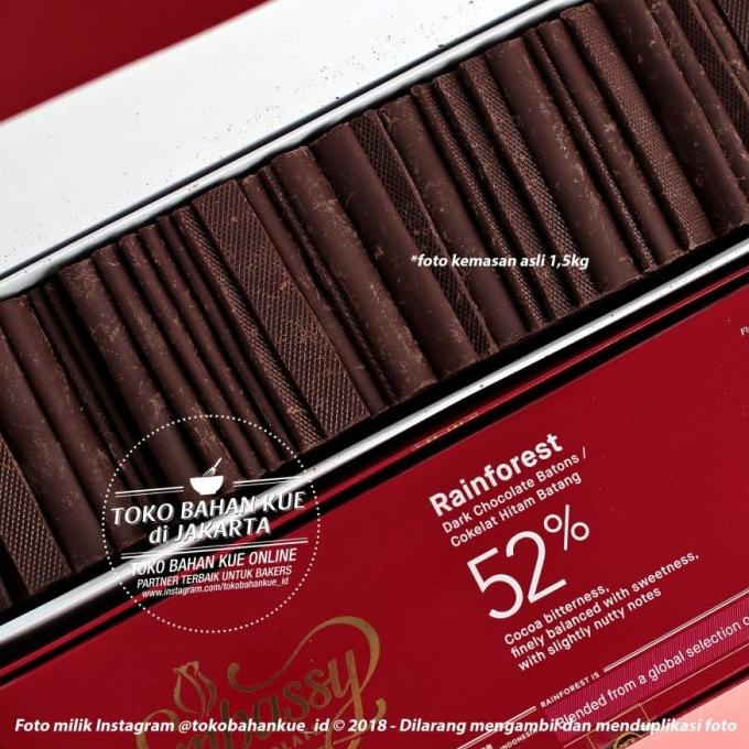 

Chocolate Couverture Batons Coklat Sticks Tulip EOC 52% COCOA 100 gr