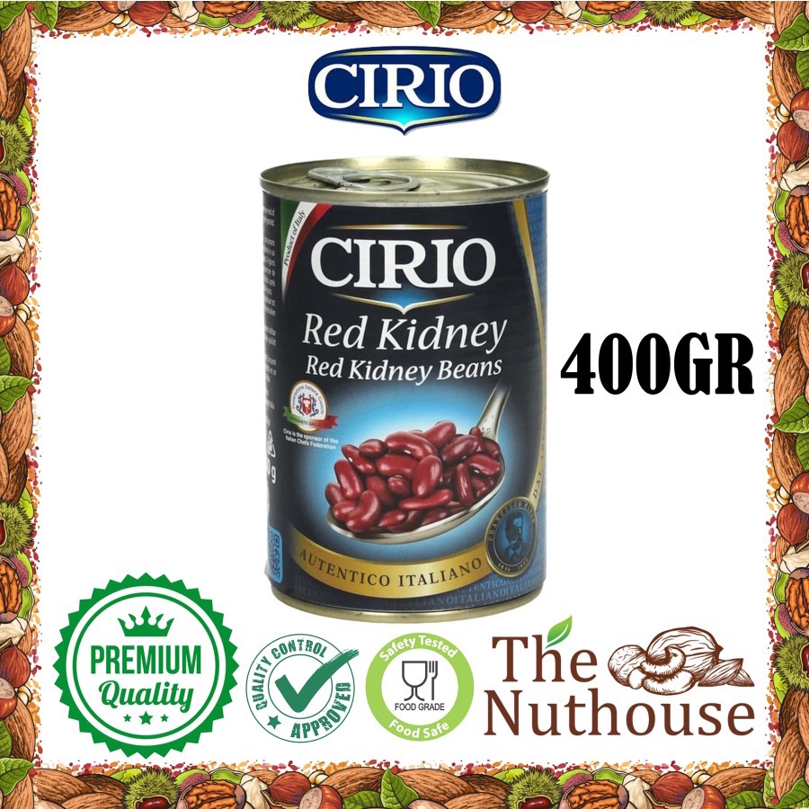 

Cirio Red Kidney Beans / Kacang Merah Dalam Larutan Garam 400gr