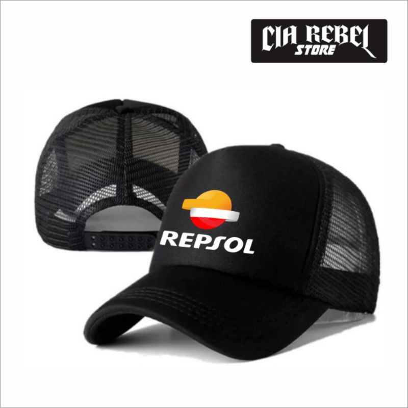Topi Jaring Trucker Racing Honda Repsol